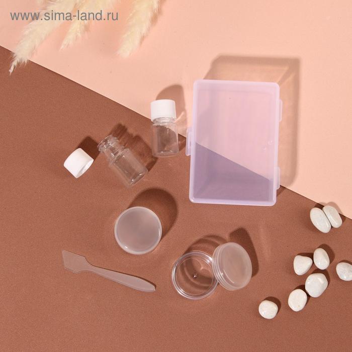 Набор для хранения, в футляре, 5 предметов, цвет белый/прозрачный
Набор для хранения, в футляре, 5 предметов, цвет белый/прозрачный
