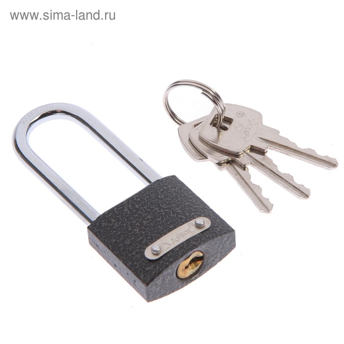 Замок навесной ASSOL чугунный 78х32х9, ВС-HG36-32L, с длинной дужкой, полимер
Замок навесной ASSOL чугунный 78х32х9, ВС-HG36-32L, с длинной дужкой, полимер