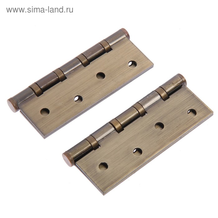 Петля дверная ASSOL 100x70x2.0 мм, цвет бронза
Петля дверная ASSOL 100x70x2.0 мм, цвет бронза