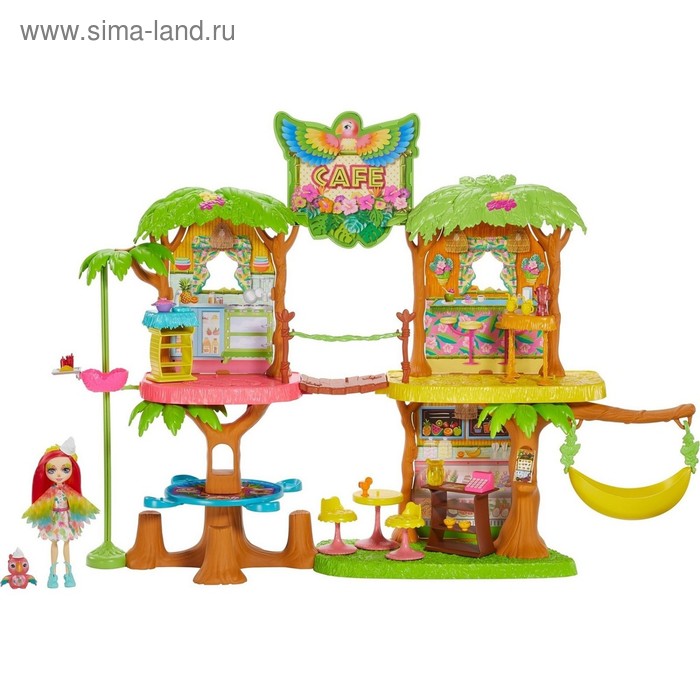 Игровой набор «Энчантималс. Джунгли-кафе»
Игровой набор «Энчантималс. Джунгли-кафе»