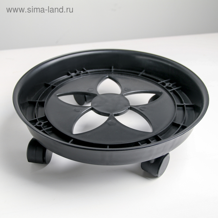 Подставка для цветов на колесиках, 32,5×32,5×10, цвет чёрный
Подставка для цветов на колесиках, 32,5×32,5×10, цвет чёрный