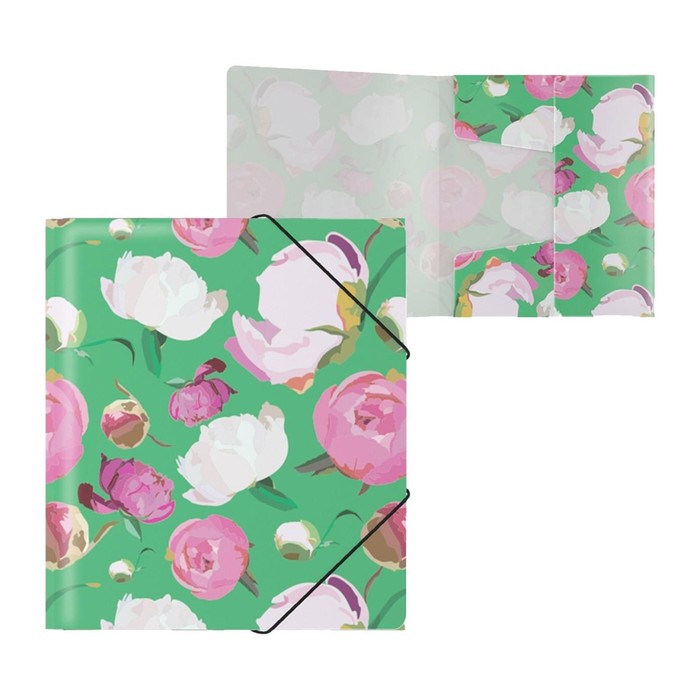 Папка на резинке для тетрадей А5+, 550 мкм, ErichKrause Peonies, до 300 листов, с рисунком
Папка на резинке для тетрадей А5+, 550 мкм, ErichKrause Peonies, до 300 листов, с рисунком