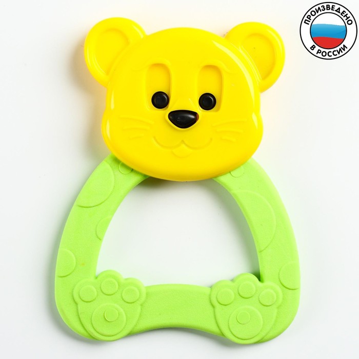 Погремушка - прорезыватель «Зверята - малыши», эластичная ручка, виды и цвет МИКС
Погремушка - прорезыватель «Зверята - малыши», эластичная ручка, виды и цвет МИКС