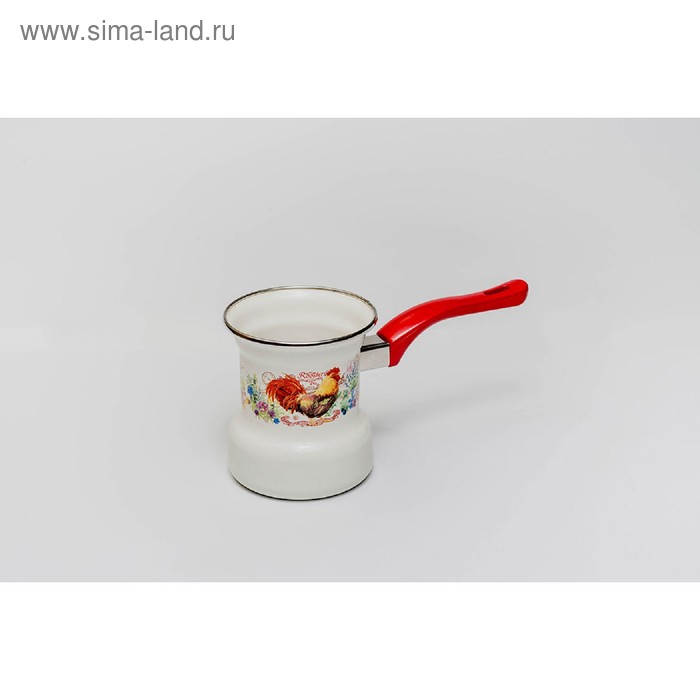 Турка эмалированная «Золотой петушок» 400 мл 
Турка эмалированная «Золотой петушок» 400 мл