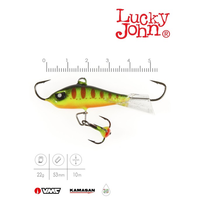 фото Балансир lucky john baltic 5 5 см, 22 г, цвет 201