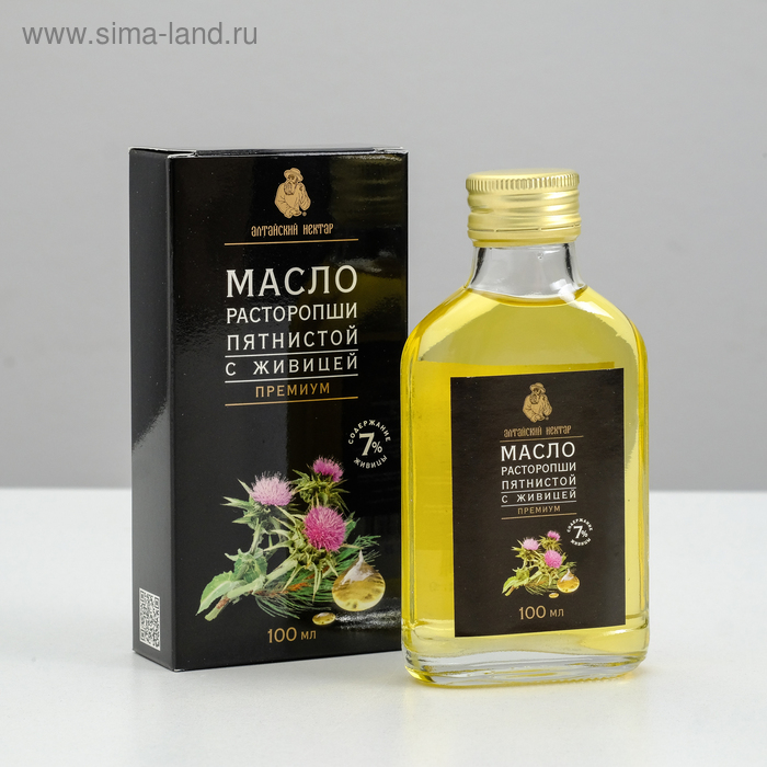 Масло расторопши с живицей кедровой для защиты печени, натуральное, 100мл 
Масло расторопши с живицей кедровой для защиты печени, натуральное, 100мл