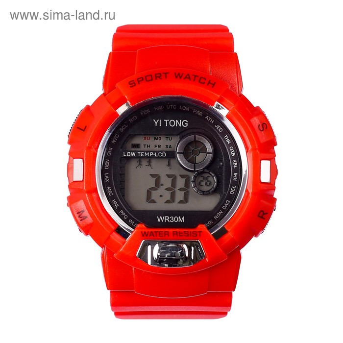 Часы наручные "Кретчер", электронные, с силиконовым ремешком, l=23 см, d=4.5 см
Часы наручные "Кретчер", электронные, с силиконовым ремешком, l=23 см, d=4.5 см