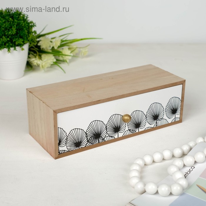 Шкатулка дерево "Листья-одуванчики" 8х25х9 см
Шкатулка дерево "Листья-одуванчики" 8х25х9 см