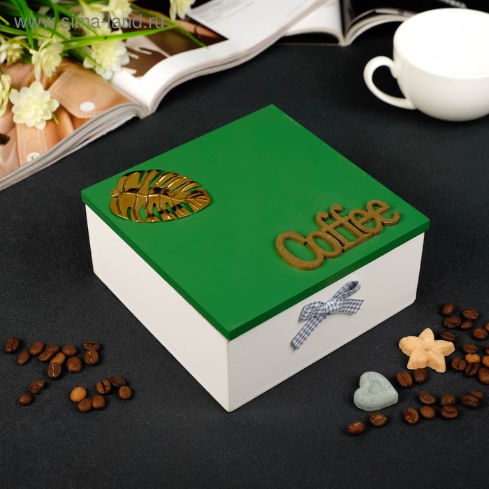 Шкатулка дерево с делениями "Бант" с зелёной крышкой 7х15х15 см
Шкатулка дерево с делениями "Бант" с зелёной крышкой 7х15х15 см