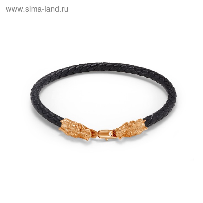 Браслет мужской плетёный "Дракон" позолота, 21 размер
Браслет мужской плетёный "Дракон" позолота, 21 размер