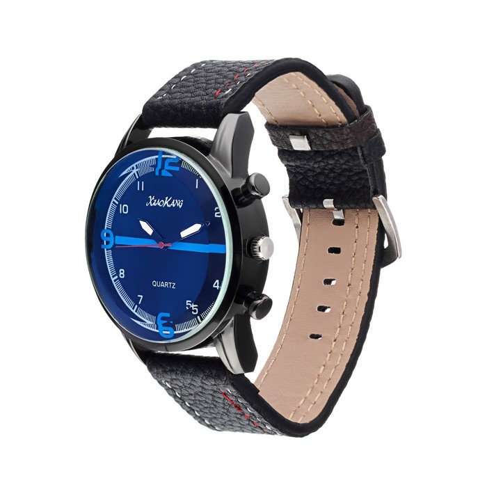 фото Часы наручные кварцевые мужские "бастленд", ремешок экокожа, d=5 см , микс