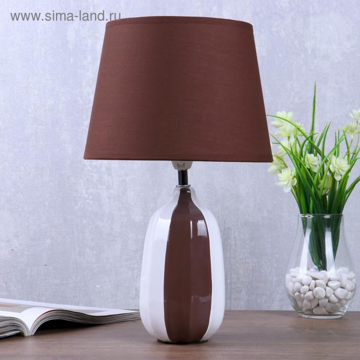 Настольная лампа "Лиза" 1x40Вт E14 коричневый 23х23х38см
Настольная лампа "Лиза" 1x40Вт E14 коричневый 23х23х38см