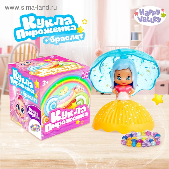 Кукла модная-сюрприз «Кукла-пироженка» цвета МИКС
Кукла модная-сюрприз «Кукла-пироженка» цвета МИКС