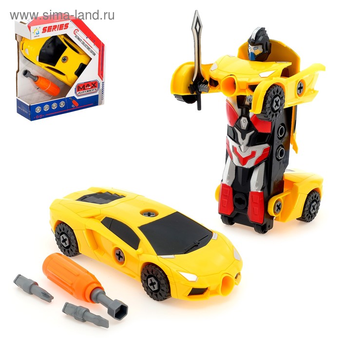 Конструктор винтовой «Автобот», с отвёрткой и насадками, МИКС
Конструктор винтовой «Автобот», с отвёрткой и насадками, МИКС