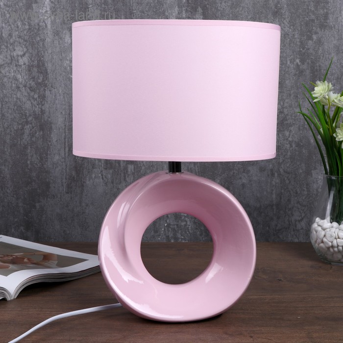 Настольная лампа "Элегант" 1x40Вт E14 розовый 15х25х34 см
Настольная лампа "Элегант" 1x40Вт E14 розовый 15х25х34 см