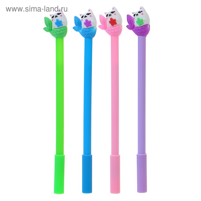 Ручка-прикол Calligrata "Кот - русалка", гелевая, МИКС
Ручка-прикол Calligrata "Кот - русалка", гелевая, МИКС