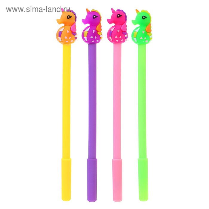 Ручка гелевая-прикол МИКС Морской конек-единорог
Ручка гелевая-прикол МИКС Морской конек-единорог