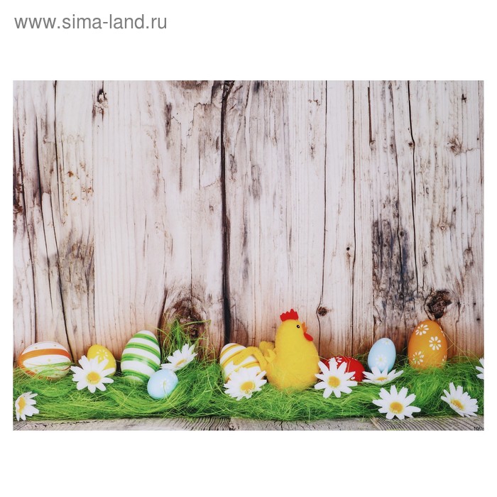 Фотофон винил "Петушок и раскрашенные яйца" 80х125 см
Фотофон винил "Петушок и раскрашенные яйца" 80х125 см