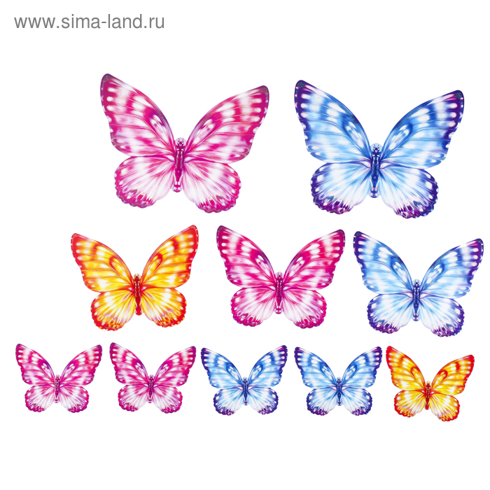 Набор украшений на скотче "Бабочки" глиттер, 10 шт.
Набор украшений на скотче "Бабочки" глиттер, 10 шт.