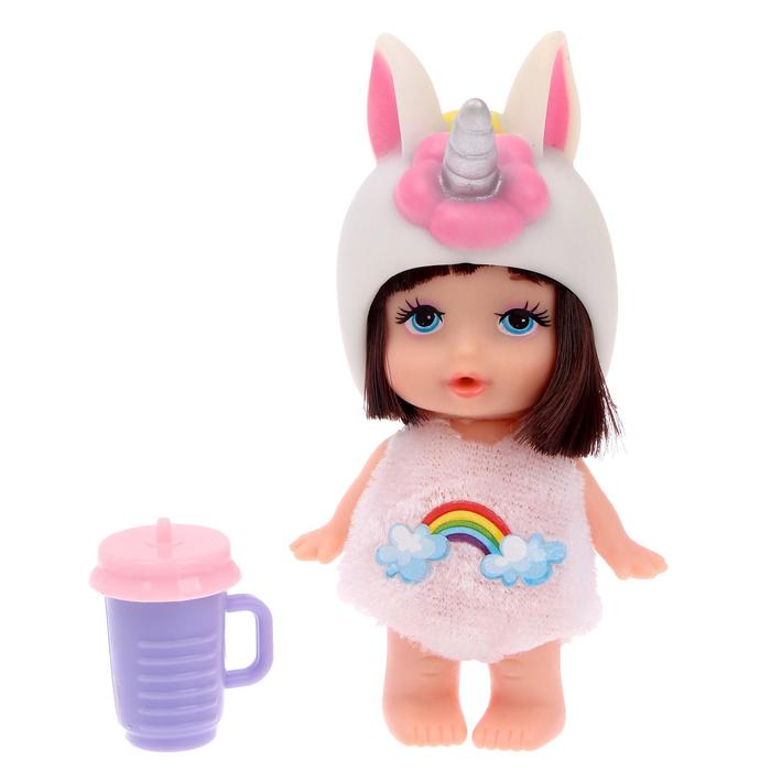 Пупс «Единорожка» в костюме, с аксессуарами, цвета МИКС 
Пупс «Единорожка» в костюме, с аксессуарами, цвета МИКС