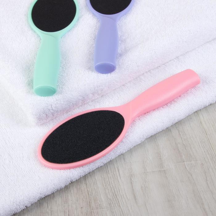 Тёрка для ног, наждачная, двусторонняя, 23 см, цвет МИКС
Тёрка для ног, наждачная, двусторонняя, 23 см, цвет МИКС