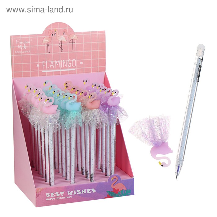Ручка гелевая-прикол "Фламинго" со стираемыми чернилами, стержень чёрный, корпус МИКС (штрихкод на штуке)
Ручка гелевая-прикол "Фламинго" со стираемыми чернилами, стержень чёрный, корпус МИКС (штрихкод на штуке)