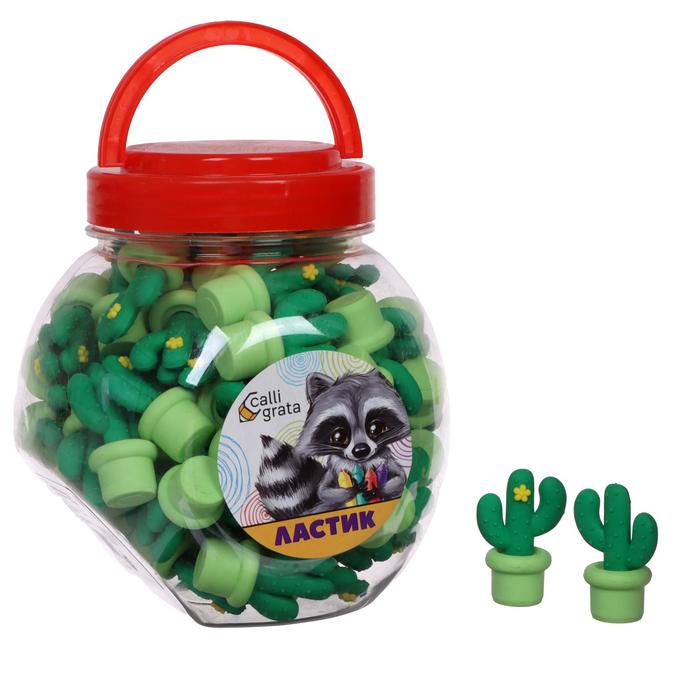 Ластик фигурный "Кактус" МИКС
Ластик фигурный "Кактус" МИКС