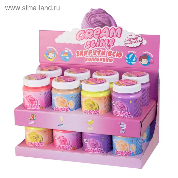 Шоу-бокс Игрушка «Slime»Cream-Slime, 16 банок по 250 г
Шоу-бокс Игрушка «Slime»Cream-Slime, 16 банок по 250 г