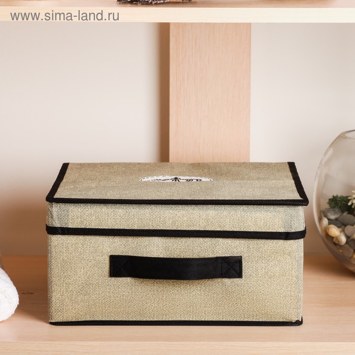 Короб для хранения с крышкой "HOME", 28 х 30 х 15 см
Короб для хранения с крышкой "HOME", 28 х 30 х 15 см