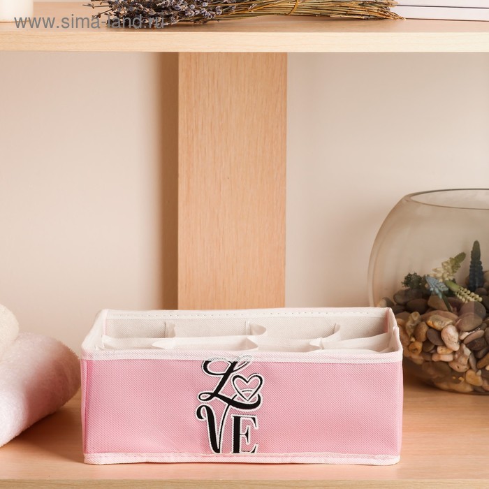 Кофр для белья Love,12 ячеек
Кофр для белья Love,12 ячеек