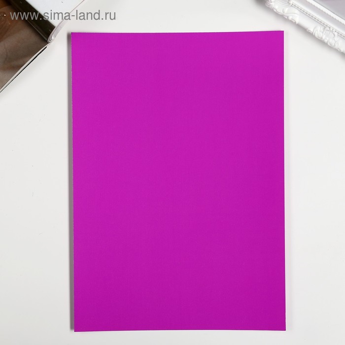 Картон двусторонний "Неон фиолет" формат А4 плотность 250 гр 
Картон двусторонний "Неон фиолет" формат А4 плотность 250 гр