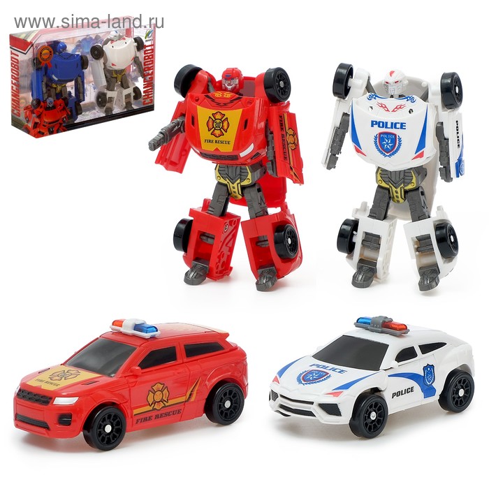 Набор роботов «Кроссоверы», трансформируется, 2 штуки, МИКС
Набор роботов «Кроссоверы», трансформируется, 2 штуки, МИКС