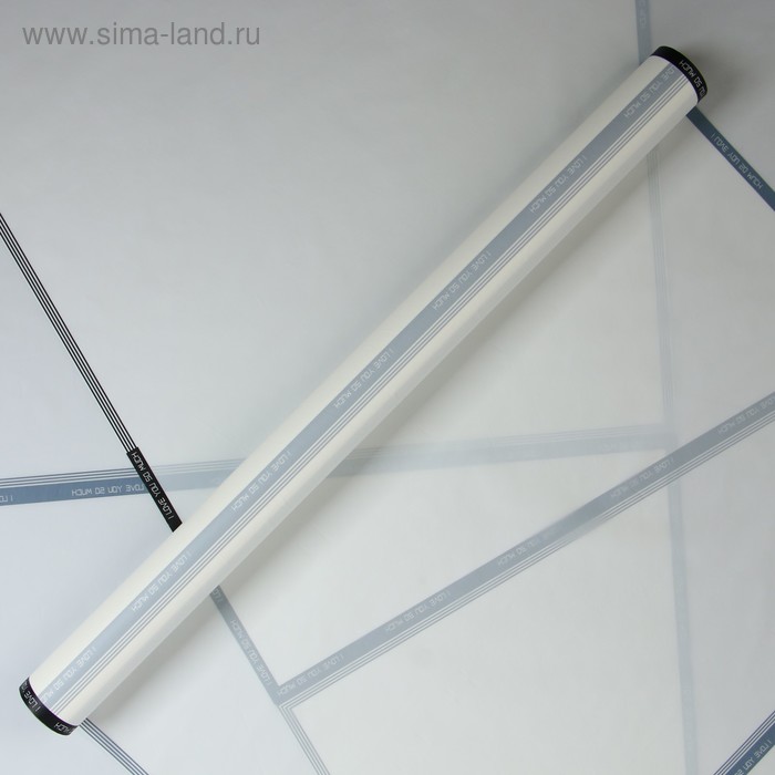 Плёнка матовая для цветов "С любовью!", белый, 57 см х 5 м
Плёнка матовая для цветов "С любовью!", белый, 57 см х 5 м