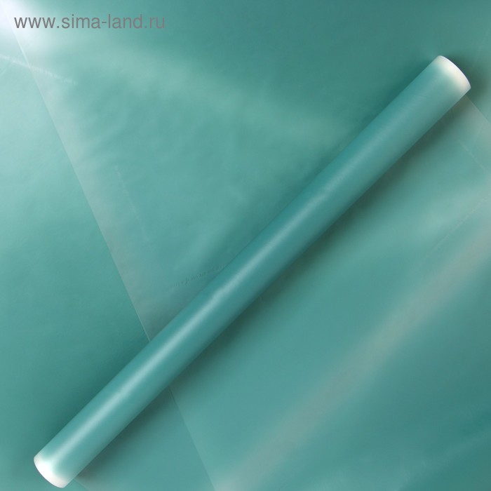 Пленка матовая для цветов "Венец", бирюзовый, 60 см х 5 м 
Пленка матовая для цветов "Венец", бирюзовый, 60 см х 5 м