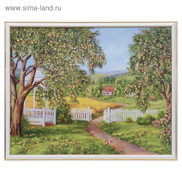 Картина "Милый дворик" 43х53 см 
Картина "Милый дворик" 43х53 см