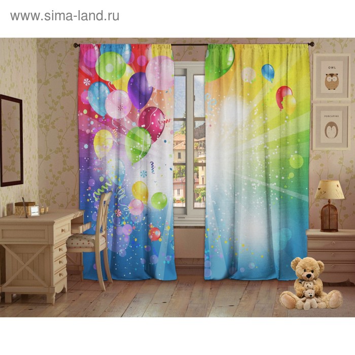 Комплект штор Выдумка, 147х267 +/- 3см 2шт, габардин, п/э100%
Комплект штор Выдумка, 147х267 +/- 3см 2шт, габардин, п/э100%