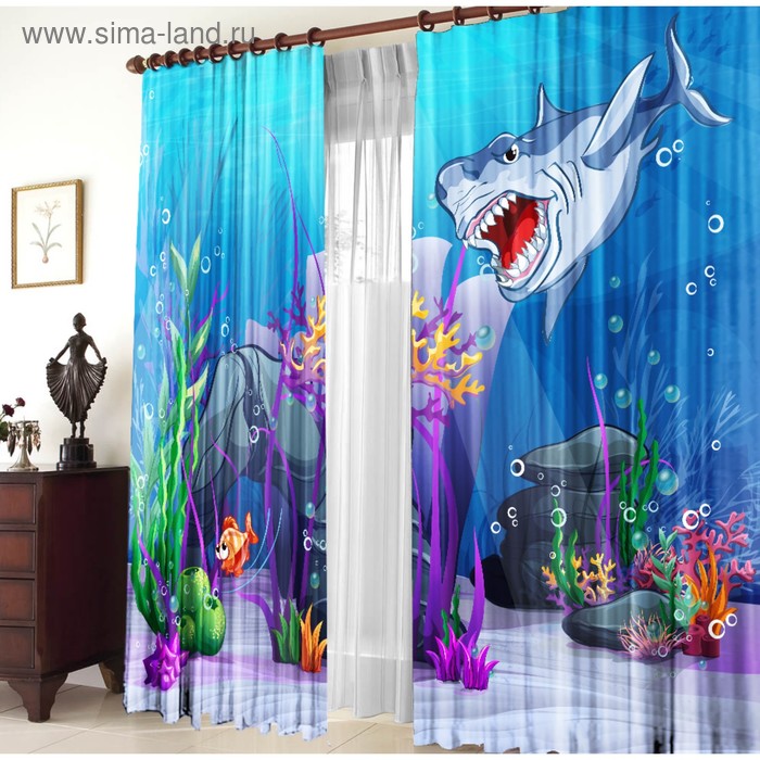 Комплект штор На дне, 147х267 +/- 3см 2шт, габардин, п/э100%
Комплект штор На дне, 147х267 +/- 3см 2шт, габардин, п/э100%