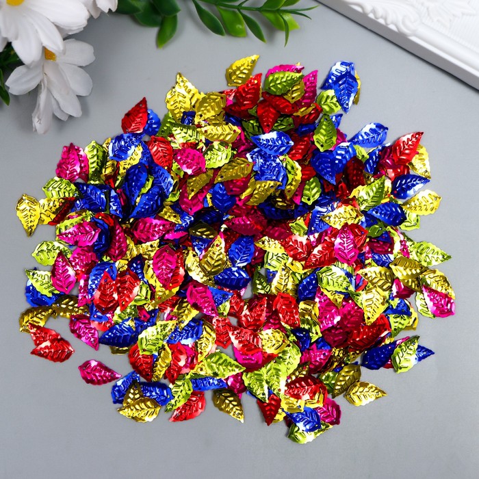 Пайетки для творчества "Листья", микс, 15 мм, набор 20 гр
Пайетки для творчества "Листья", микс, 15 мм, набор 20 гр