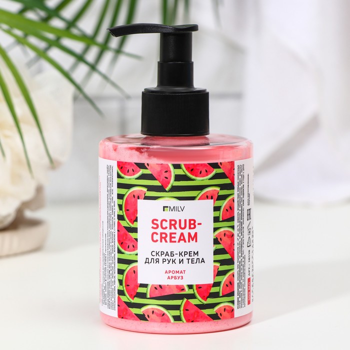 Скраб-крем для тела Milv «Арбуз», 300 мл
Скраб-крем для тела Milv «Арбуз», 300 мл