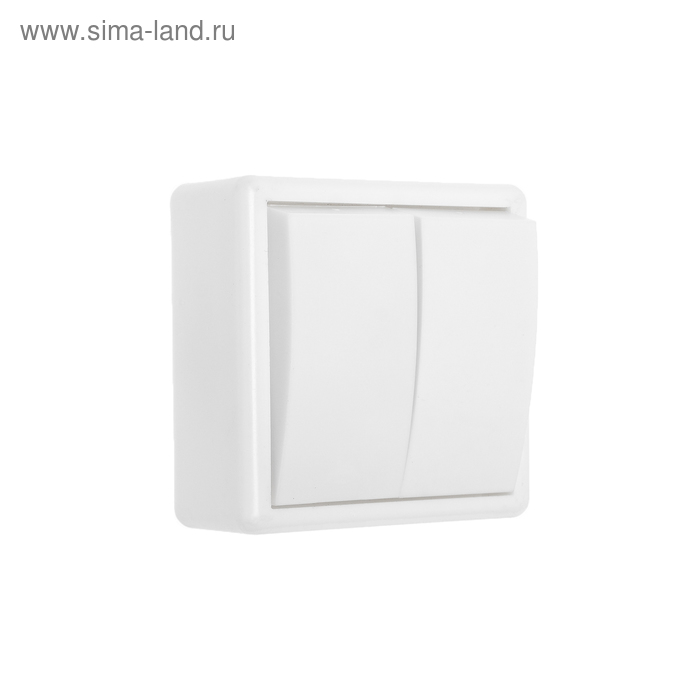 Выключатель "Элект" А 56-118, 16 А, 2 клавиши, наружный, белый
Выключатель "Элект" А 56-118, 16 А, 2 клавиши, наружный, белый