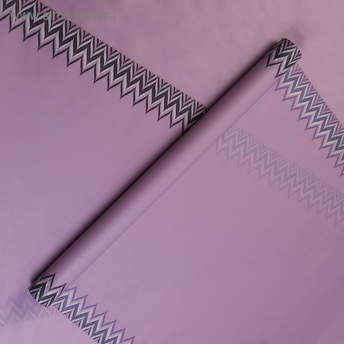 Пленка матовая для цветов "Стиль", сиреневый. 60 см х 5 м 
Пленка матовая для цветов "Стиль", сиреневый. 60 см х 5 м