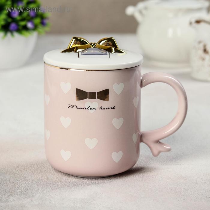 Кружка «Бант», 400 мл, с керамической крышкой, рисунок МИКС
Кружка «Бант», 400 мл, с керамической крышкой, рисунок МИКС