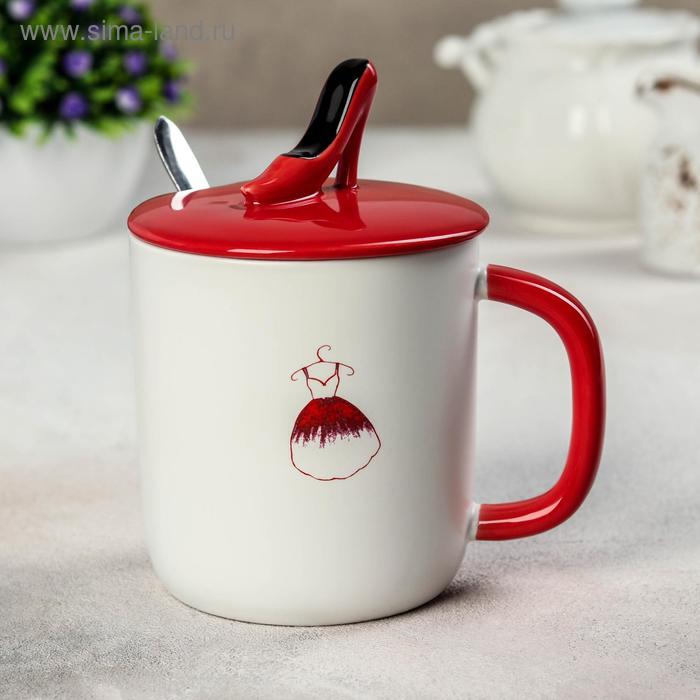 Кружка «Каблучок», 400 мл, с керамической крышкой и ложкой, рисунок МИКС
Кружка «Каблучок», 400 мл, с керамической крышкой и ложкой, рисунок МИКС