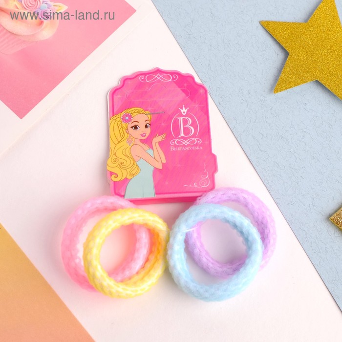 Резинка для волос "Махрушка" нежная (набор 4 шт) 4 см, микс
Резинка для волос "Махрушка" нежная (набор 4 шт) 4 см, микс