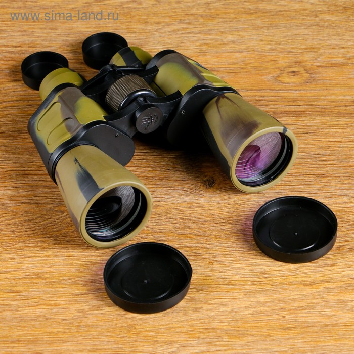 фото Бинокль 10х50, "снайпер", цвет хаки, линзы зелёные мастер к