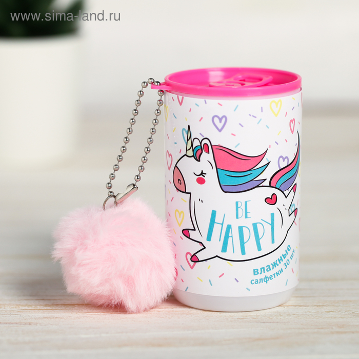 Влажные салфетки "Be happy" 30 штук
Влажные салфетки "Be happy" 30 штук