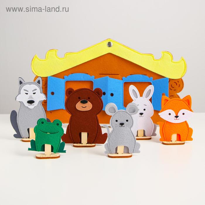 Пальчиковый театр «Теремок», герои, домик
Пальчиковый театр «Теремок», герои, домик