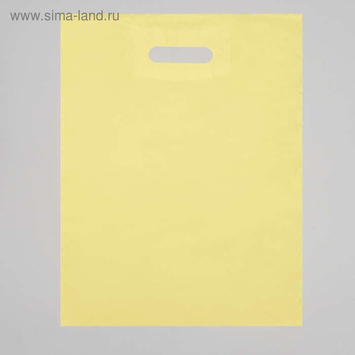 Пакет полиэтиленовый, с вырубной ручкой, желтый, 34 х 45, 33 мкм
Пакет полиэтиленовый, с вырубной ручкой, желтый, 34 х 45, 33 мкм