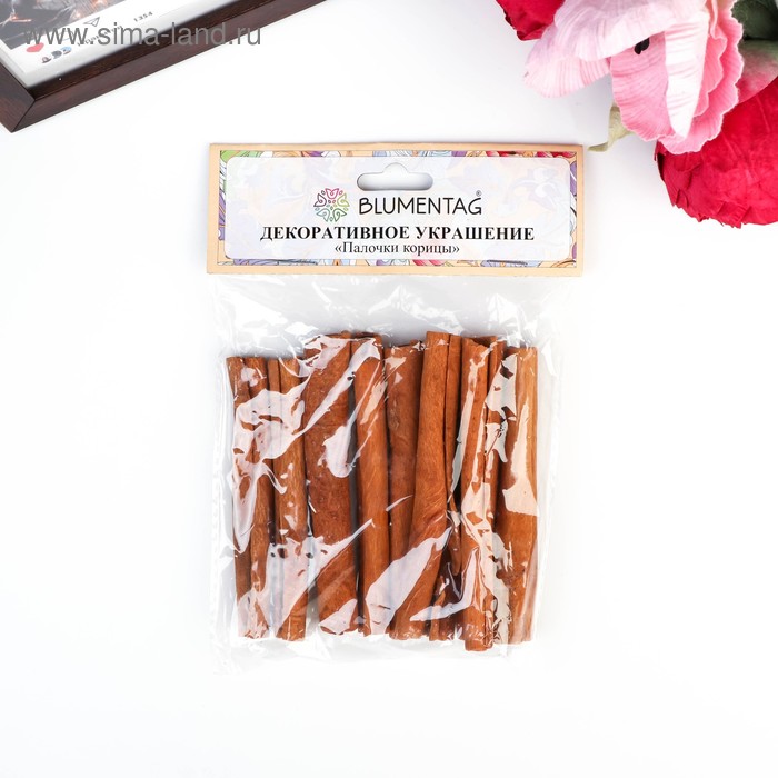 Декоративное украшение "Палочки корицы" "Blumentag" 50 г желто-коричневый
Декоративное украшение "Палочки корицы" "Blumentag" 50 г желто-коричневый