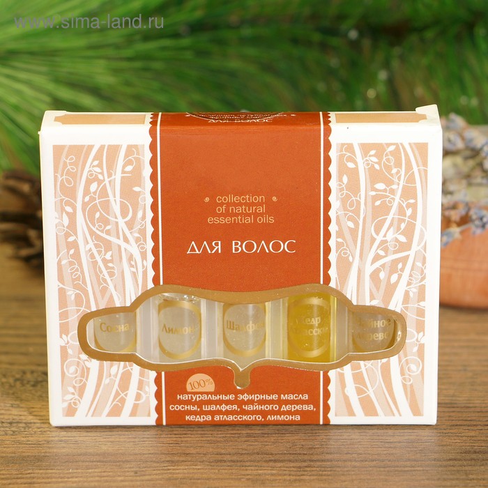 Набор эфирных масел "Для волос", 5 шт: сосна, шалфей, чайное дерево, кедр, лимон х 2 мл
Набор эфирных масел "Для волос", 5 шт: сосна, шалфей, чайное дерево, кедр, лимон х 2 мл